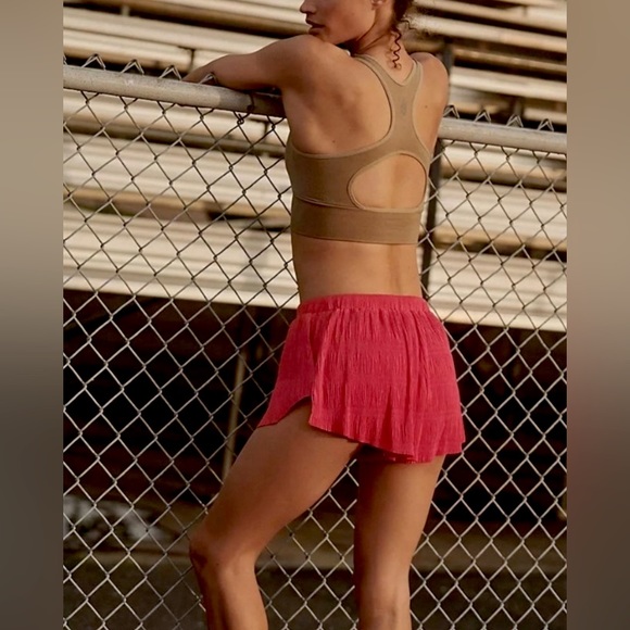 FP Movement Shirr Enough Shorts- NWOT Free People - Picture 1 of 9